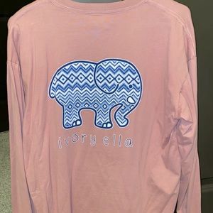 ivory ella long sleeve tee